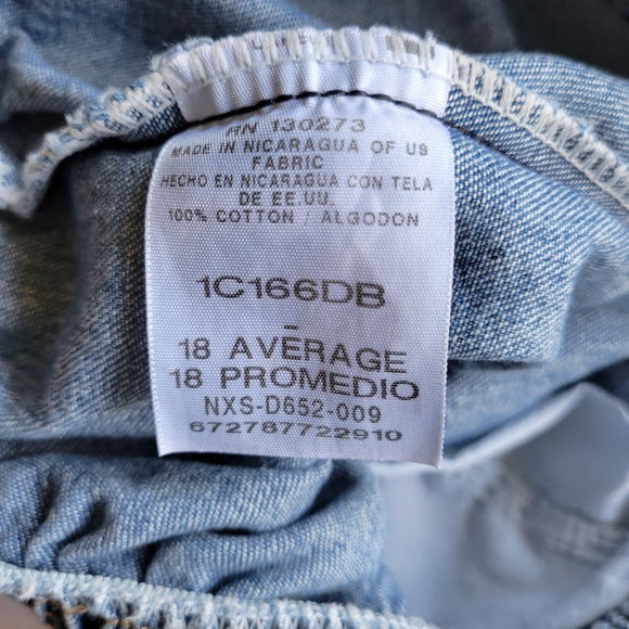 Chic denim blue jean granny pants size 18 - Picture 2 of 8